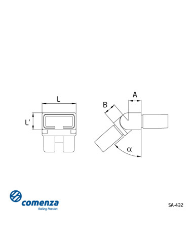 SA-432 40X20 AISI-316 BA