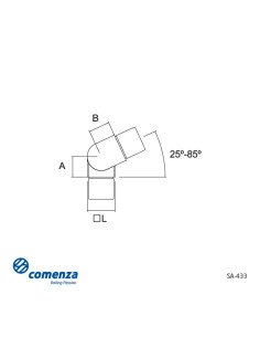 SA-433 40X40 AISI-316 BA 2