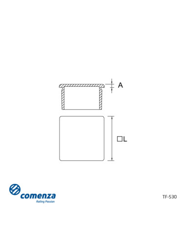 TF-530 40X40 AISI-316 BA