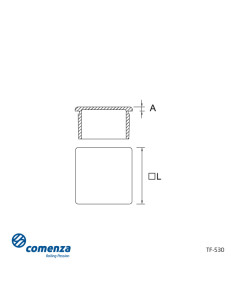 TF-530 50X50 AISI-316 BA 2