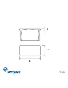 TF-535 20X10 AISI-316 BA 2