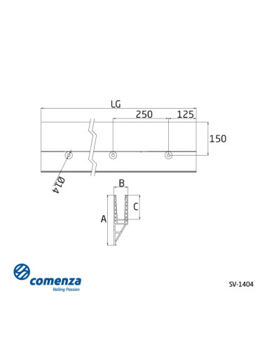 SV-1404 (LG-5000) AL ANODIZED SATIN