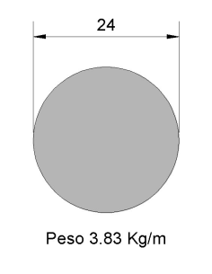 Redondo Liso Inox IREL-24...