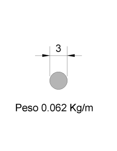 Redondo Liso Inox IREL-3 A...