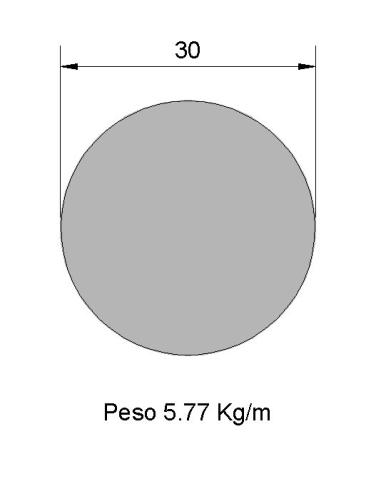 Redondo Liso Inox IREL-30 304    5.77