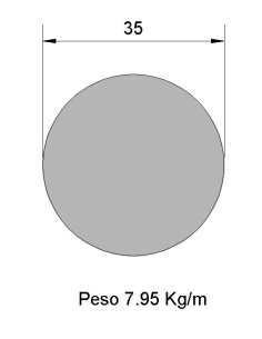 Redondo Liso Inox IREL-35...