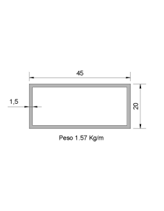 Tubo Rectangular...