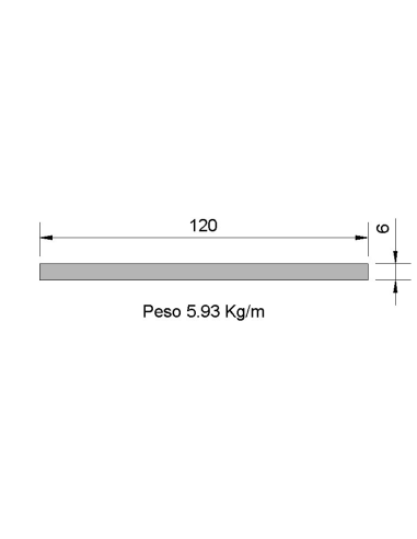 Pletina PL-120x6 Negra    5.93