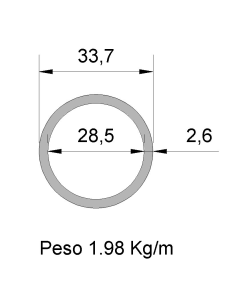 Tubería en Pulgadas TP ISO...