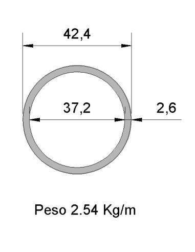 Tubería en Pulgadas TP ISO 1´´ 1/4...