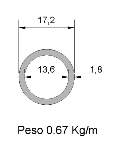 Tubería en Pulgadas TP ISO 3/8´´...