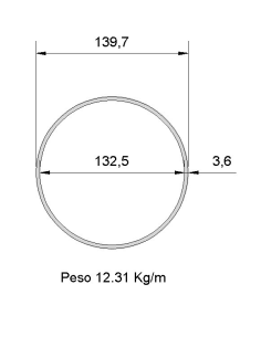Tubería en Pulgadas TP ISO...