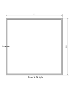 Tubo Cuadrado CS-120X120X3...