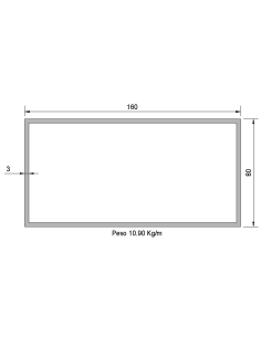 Tubo Rectangular...