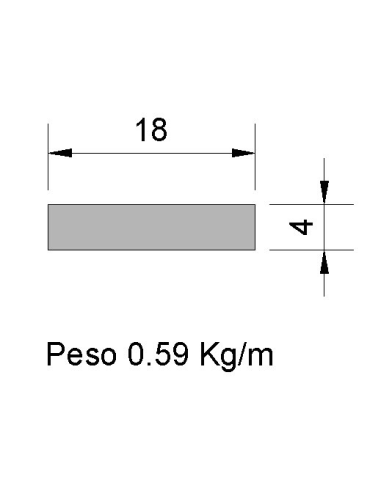 Pletina PL-18x4 Cincada    0.59