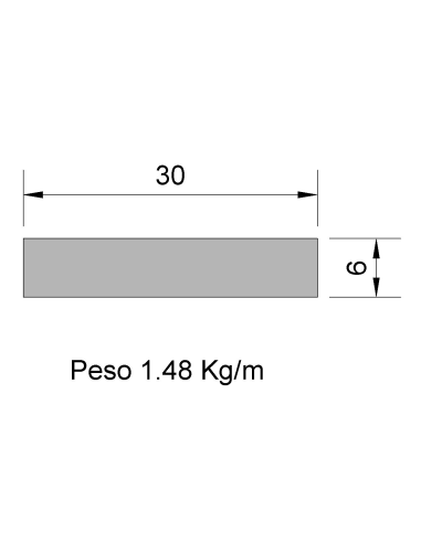 Pletina PL-30x6 Cincada    1.48