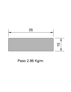 Pletina PL-35x10 Cincada...