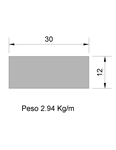 Pletina PL-30x12 Negra    2.94
