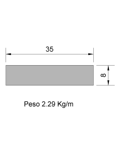 Pletina PL-35x8 Cincada...