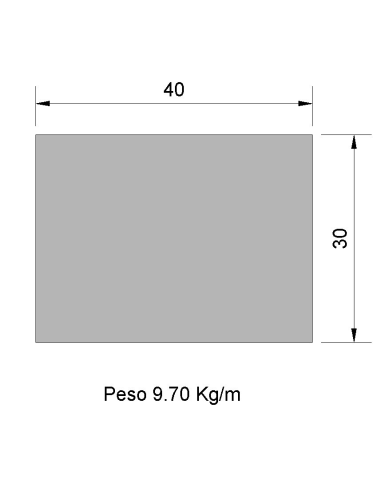 Pletina PL-40x30 Negra    9.70