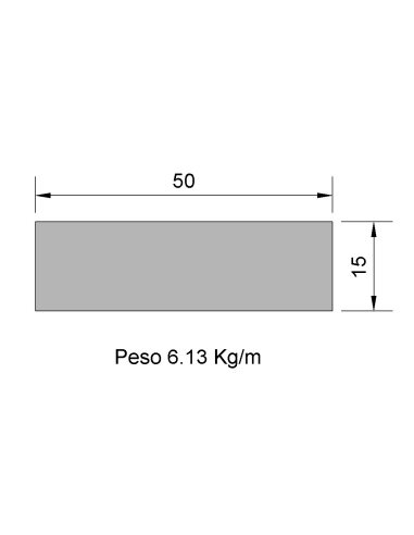 Pletina PL-50x15 Negra    6.13