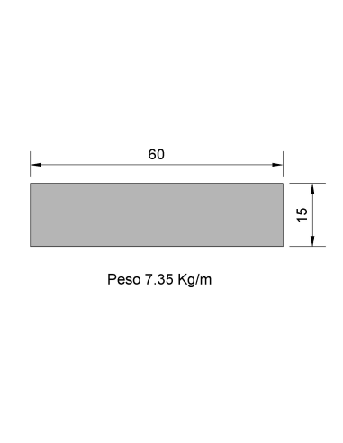 Pletina PL-60x15 Negra    7.35