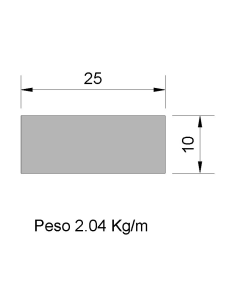 Pletina PL-25x10 Cincada...