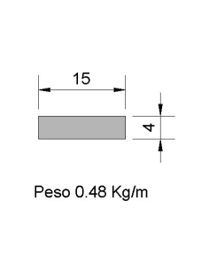 Pletina PL-15x4 Negra    0.48