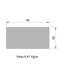 Pletina PL-40x20 Cincada 6.47