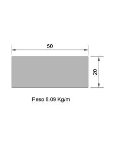 Pletina PL-50x20 Cincada...