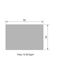 Pletina PL-60X40 Cincada...