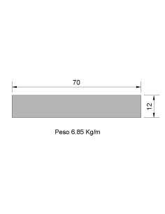 Pletina PL-70x12 Cincada...