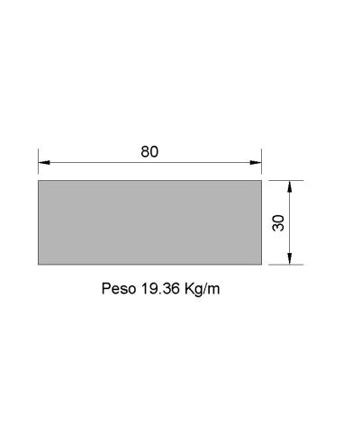 Pletina PL-80x30 Cincada    19.36