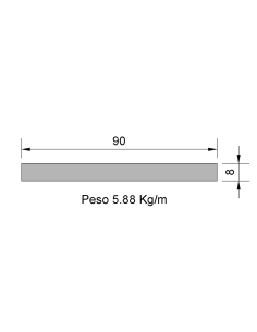Pletina PL-90x8 Cincada...