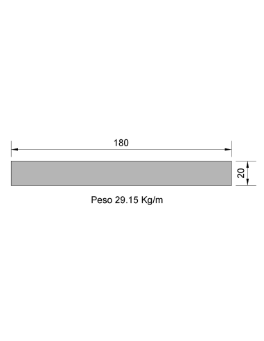 Pletina PL-180X20 Cincada    29.15