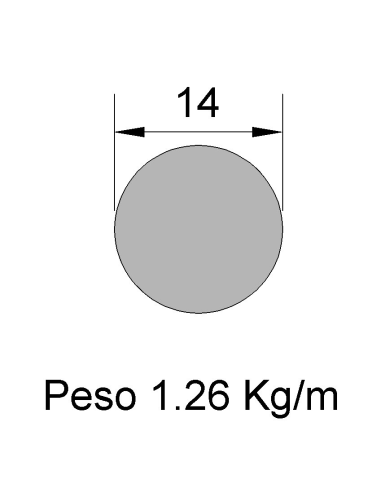 Redondo Liso REL-14 Cincado    1.26