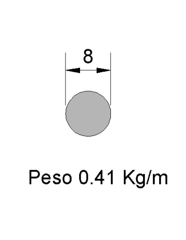 Redondo Liso REL-8 Cincado    0.41