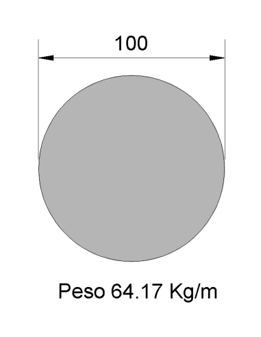 Redondo Liso REL-100 Negro    64.17