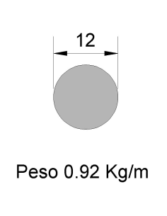 Redondo Liso REL-12 Negro...