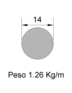 Redondo Liso REL-14 Negro...