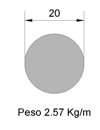 Redondo Liso REL-20 Negro    2.57