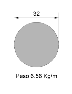 Redondo Liso REL-32 Negro...