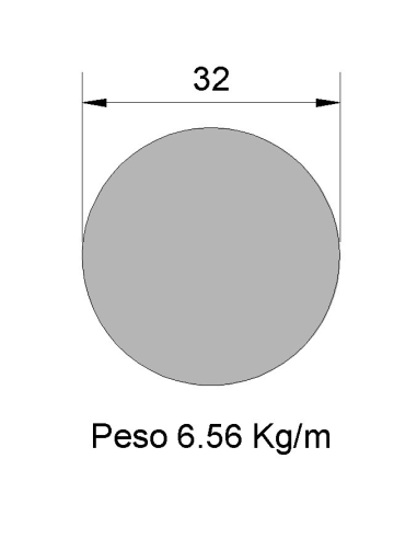 Redondo Liso REL-32 Negro    6.56
