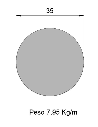 Redondo Liso REL-35 Negro    7.92