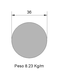 Redondo Liso REL-36 Negro...