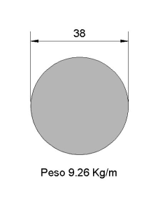 Redondo Liso REL-38 Negro...