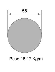 Redondo Liso REL-55 Negro...