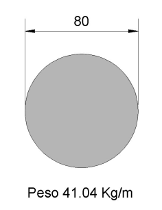 Redondo Liso REL-80 Negro...