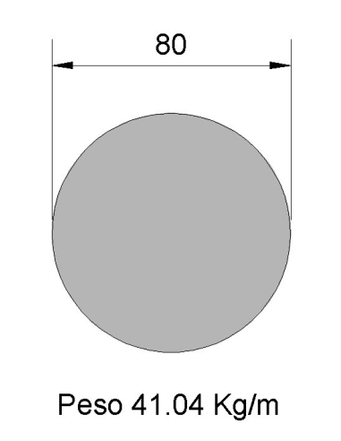 Redondo Liso REL-80 Negro    41.04