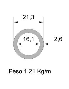 Tubo Redondo Inox...